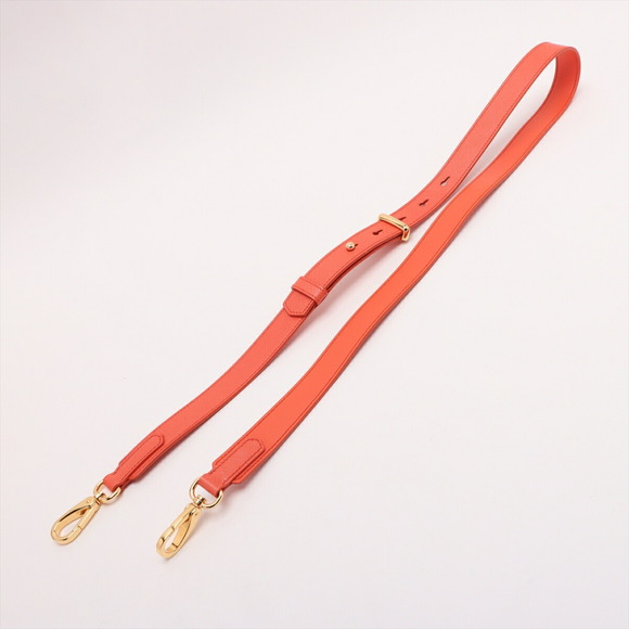 Prada Lux Saffiano Handbag Leather Orange - Picture 7 of 8